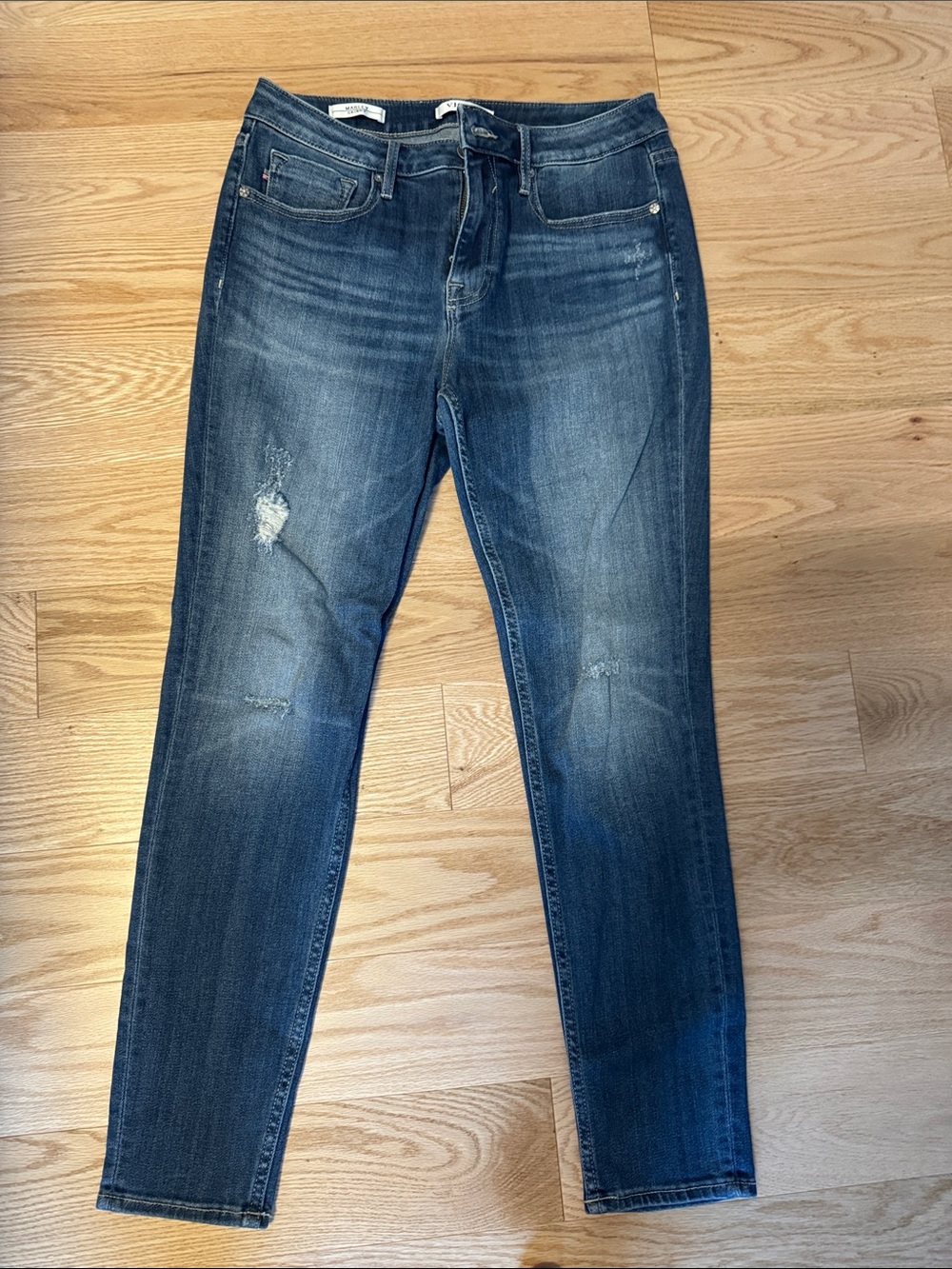 Vigoss Indigo Skinny Jeans with Light Whiskering